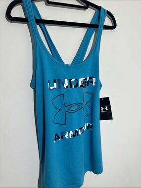 Under Armour Turquoise Blue Women's Double-Strap Tank